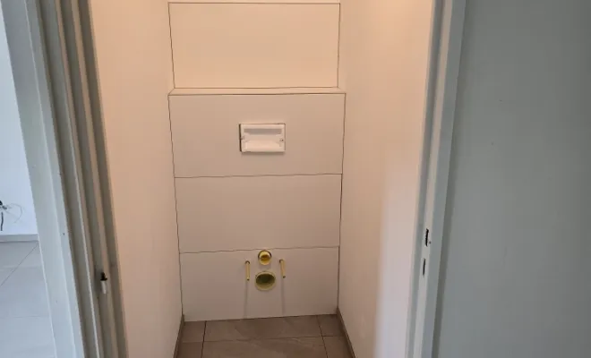 Remplacement d'un toilette classique par un toilette suspendu , Gagny, ALCP Bat